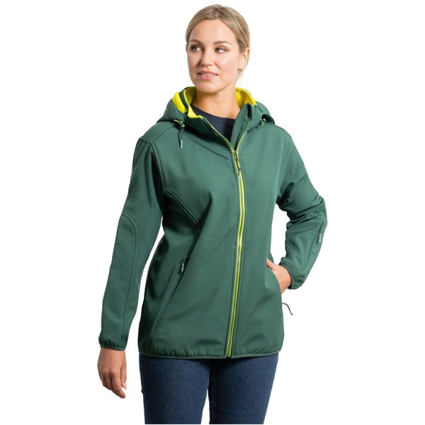 Siberia unisex softshell jacket - Vermillon Orange / S