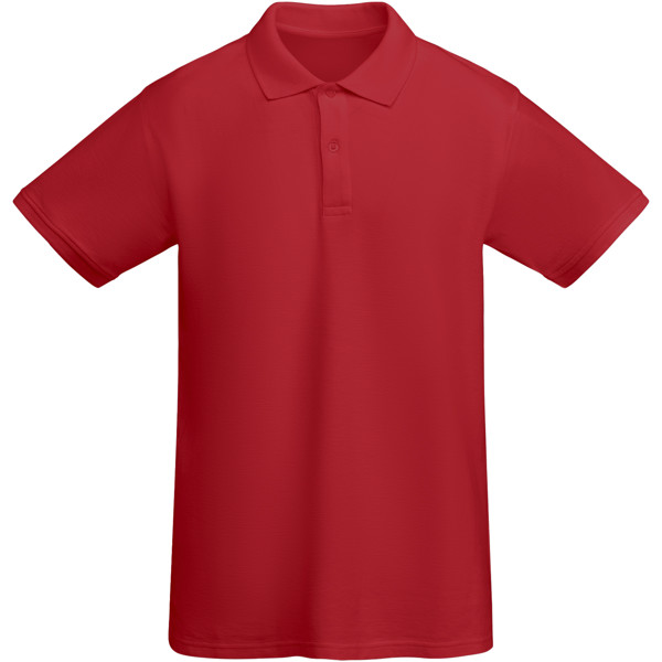 Prince organic cotton short sleeve men's polo - Red / 2XL