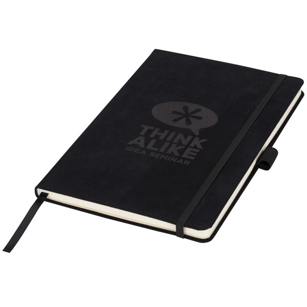 Carbony A5 suede notebook - Solid black