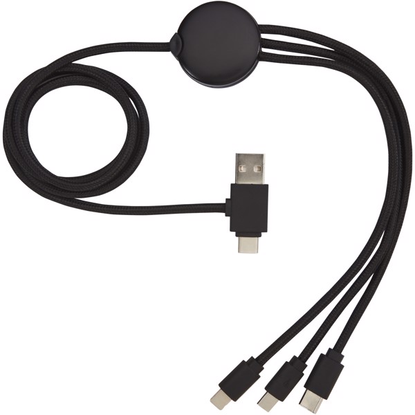 Cable de carga 5 en 1 retroiluminado "Gleam"