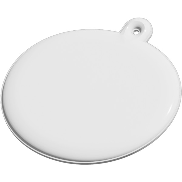 RFX™ H-09 oval reflective PVC hanger - White
