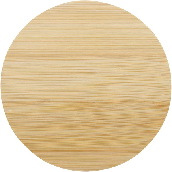 Lenora 250 ml glass cup with bamboo lid