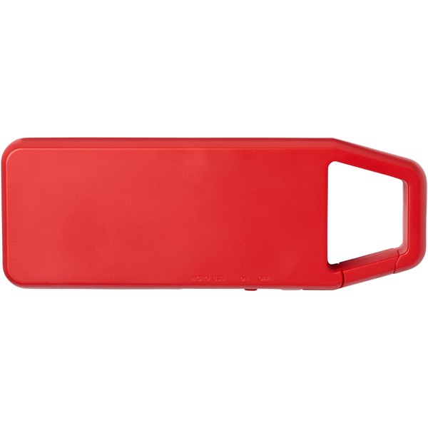 Bluetooth® reproduktor Clip-Clap - Červená s efektem námrazy