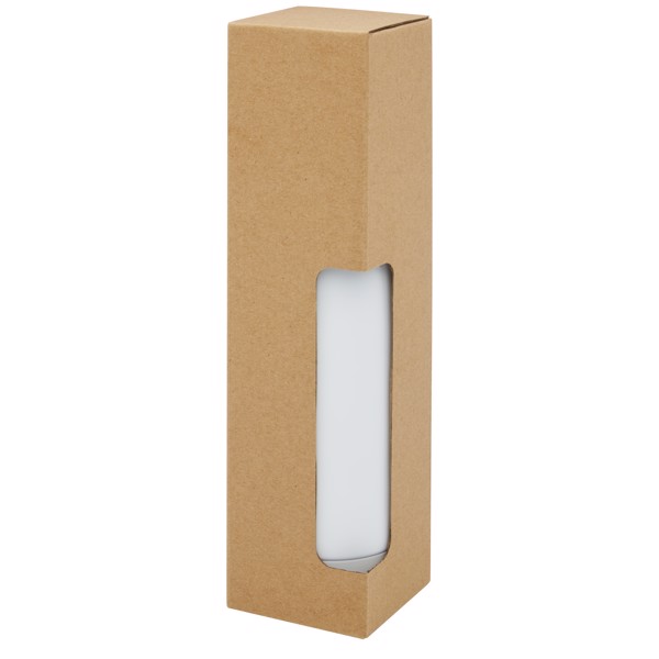 Cove 500 ml vacuum insulated stainless steel bottle - White