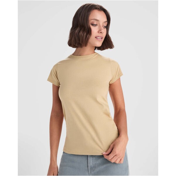 Capri short sleeve women's t-shirt - Rossette / L