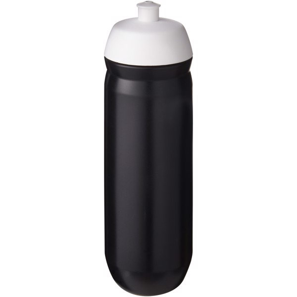Bidón deportivo de 750 ml "HydroFlex™" - Blanco / Negro intenso