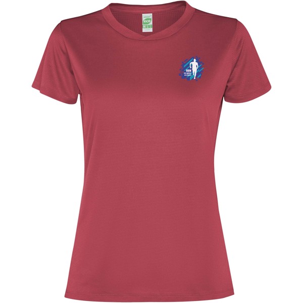 Slam short sleeve women's sports t-shirt - Berry Red / roly-S