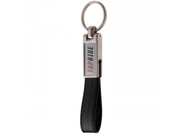 Keyring/strap Doming rectangle