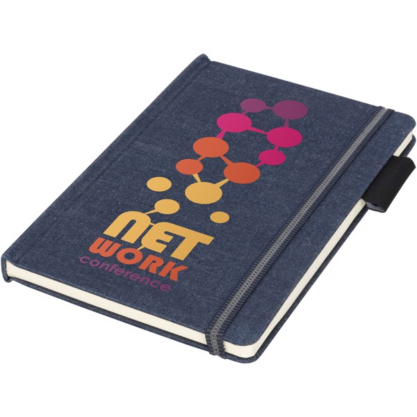 Jeans A5 fabric notebook