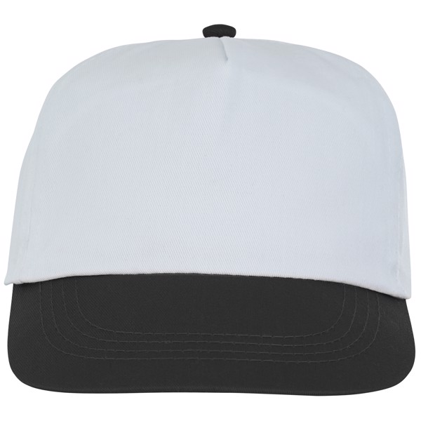 Icarus 5 panel duotone cap - Solid black / White