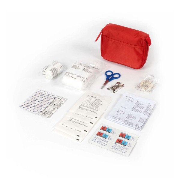 Basic 31-piece First Aid kit - Red
