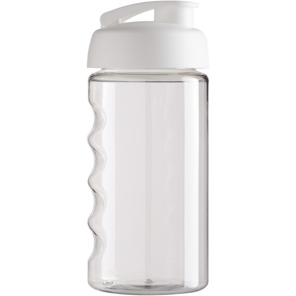 H2O Active® Bop Bidón deportivo con Tapa Flip de 500 ml - Transparente / Blanco