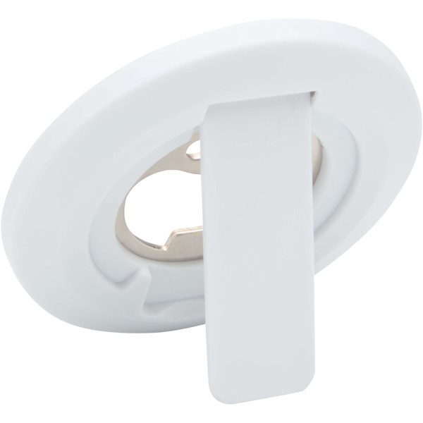 Ain recycled plastic magnetic phone stand with bottle opener - White