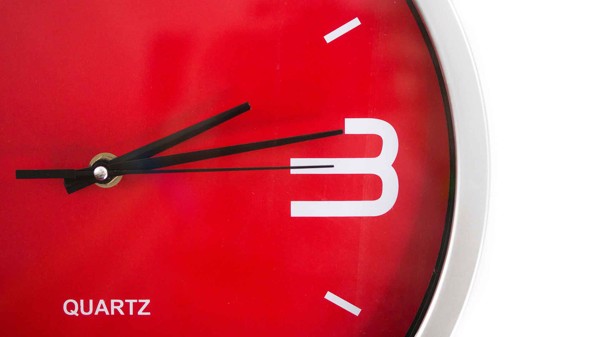 Wall Clock Cronos - White