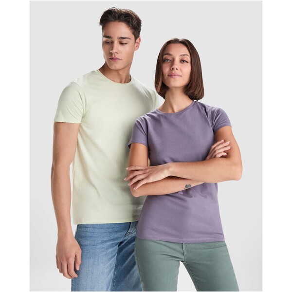 Breda organic cotton short sleeve women's t-shirt - Pale Red / XL