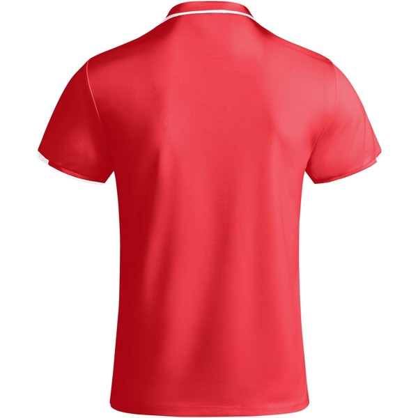 Tamil short sleeve men's sports polo - Red / White / roly-S