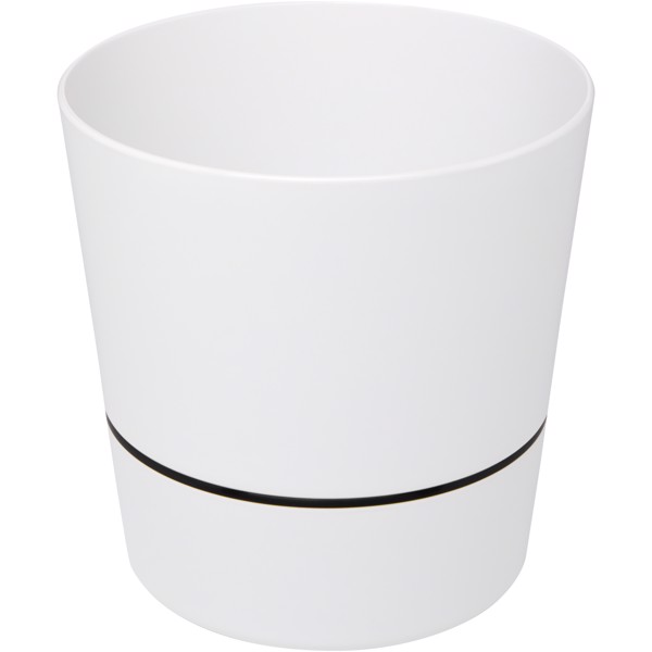 Herbs single kitchen pot - White