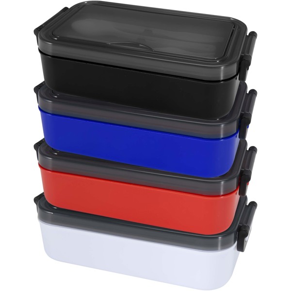 Snappy 1000 ml lunch box and cutlery set - White