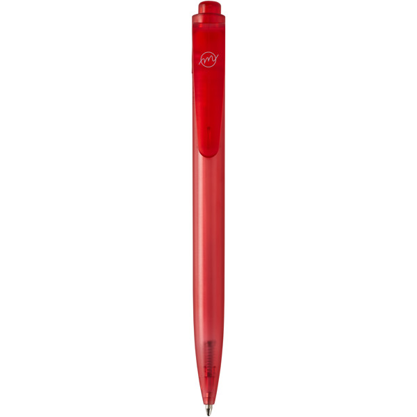 Thalaasa ocean-bound plastic ballpoint pen (black ink) - Red