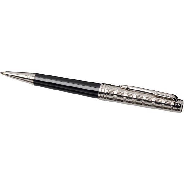 Bolígrafo "Premier" - Negro intenso / Plateado
