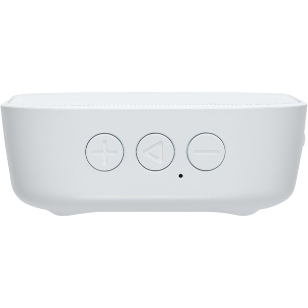 Stark 2.0 3W mini RCS recycled plastic Bluetooth® speaker - White