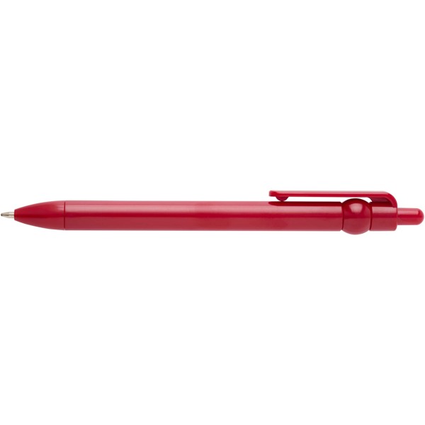 Fidget recycled plastic ballpoint pen (black ink) - Red