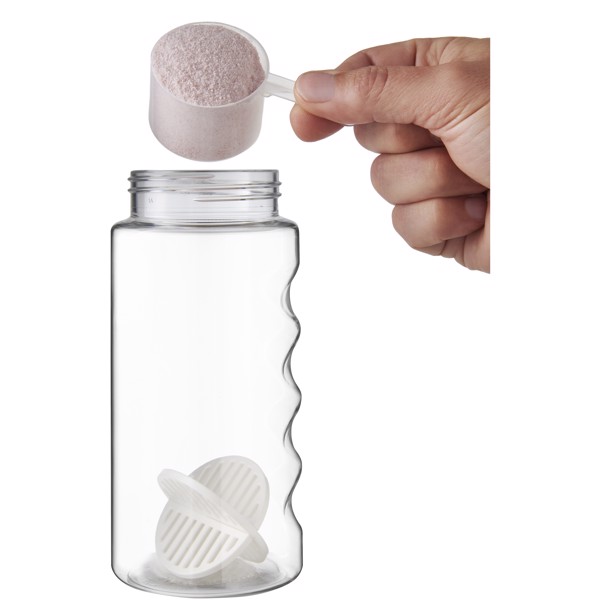 H2O Active Bop 500ml šejkrová lahev - Červená s efektem námrazy / Průhledná