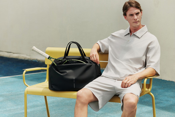 Urban Water Resistant Weekend Bag - Black / Grey