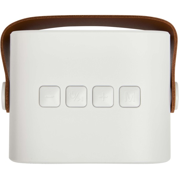 Diya 3W wireless recycled plastic speaker - White