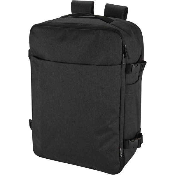 Libra 17" GRS recycled carry-on backpack 25L - Heather Charcoal
