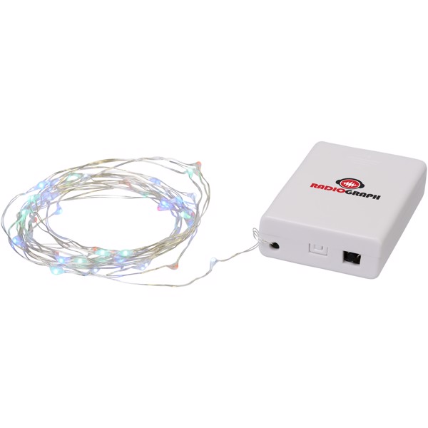 Zvukem aktivovaná řetězová světla Pulse s 50 LED