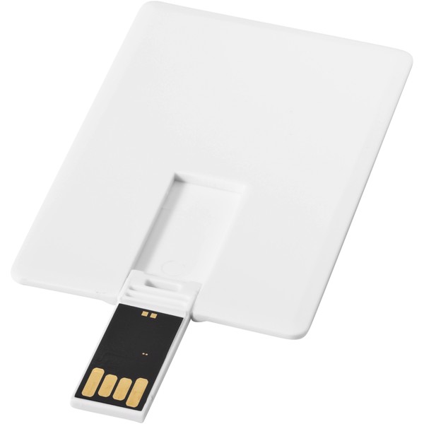 Memoria USB tarjeta crédito - Blanco / 4GB