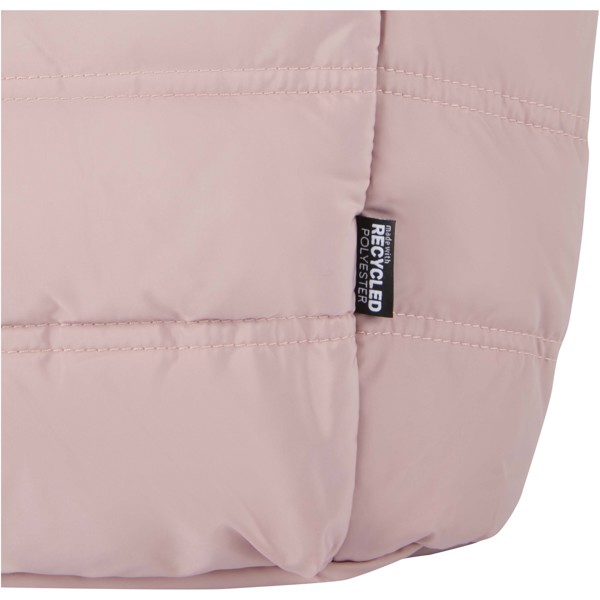 Puffer 15.6" GRS recycled laptop tote bag 18L - Dusty Pink