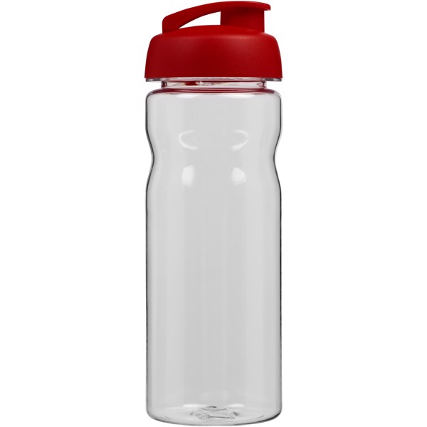 Sportovní láhev s vyklápěcím víčkem Base Tritan™ 650 ml - Průhledná / Červená s efektem námrazy