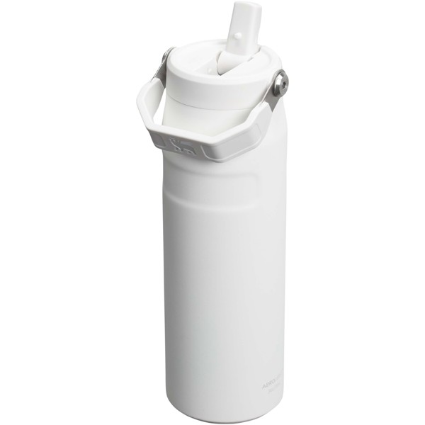 Stanley IceFlow™ 2.0 700 ml water bottle with flip straw - Frosted White