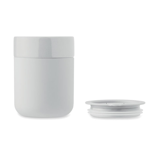 Ceramic tumbler 330 ml Qeram - White