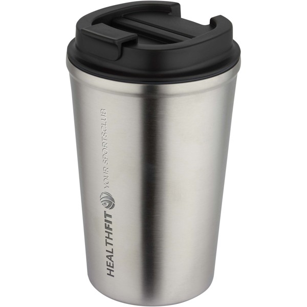Newport 350 ml double wall vacuum insulated stainless steel tumbler - Matted Silver
