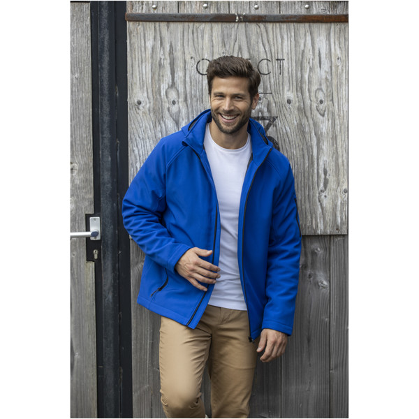 Notus men's padded softshell jacket - Red / 3XL