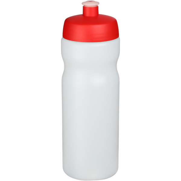 Baseline® Plus 650 ml bottle with sports lid - Red / White