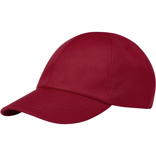 Cerus 6 panel cool fit cap - Red