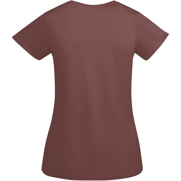 Breda organic cotton short sleeve women's t-shirt - Pale Red / 2XL
