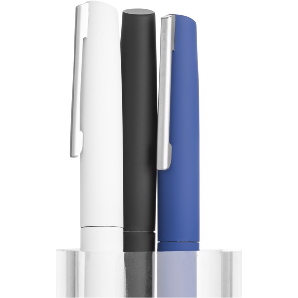 Milos soft-touch ballpoint pen - White