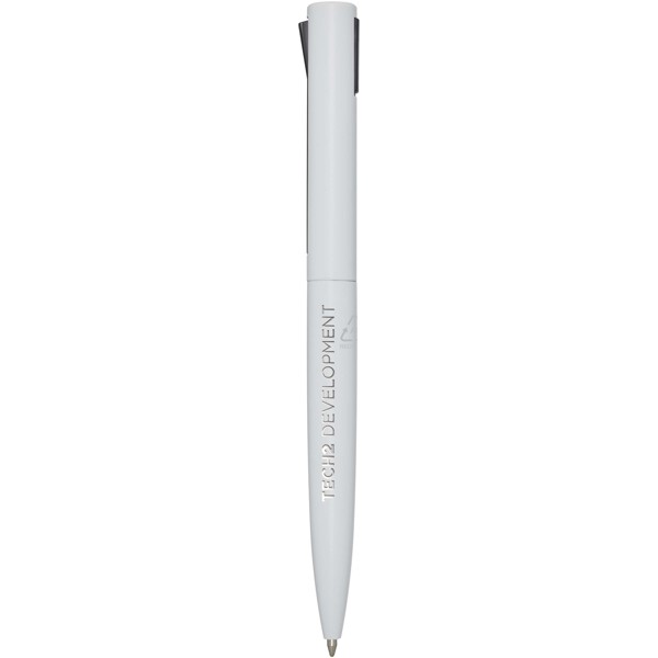 Juana recycled aluminium ballpoint pen (black ink) - White