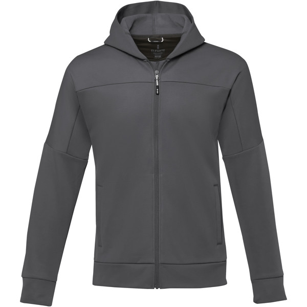 Nubia men's performance full zip knit jacket - Storm Grey / 2XL