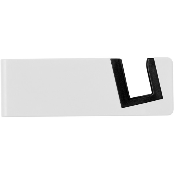 Slim device stand for tablets and smartphones - White