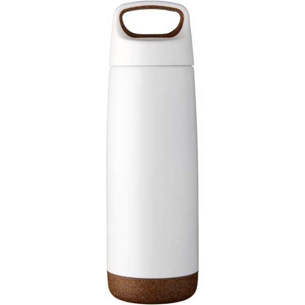 Valhalla 600 ml copper vacuum insulated water bottle - White