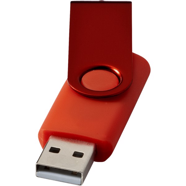Memoria USB 'ROTATE' Metálica - Rojo oscuro / 4GB