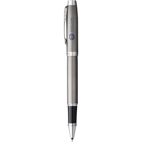 Parker IM rollerball pen (black ink) - Silver