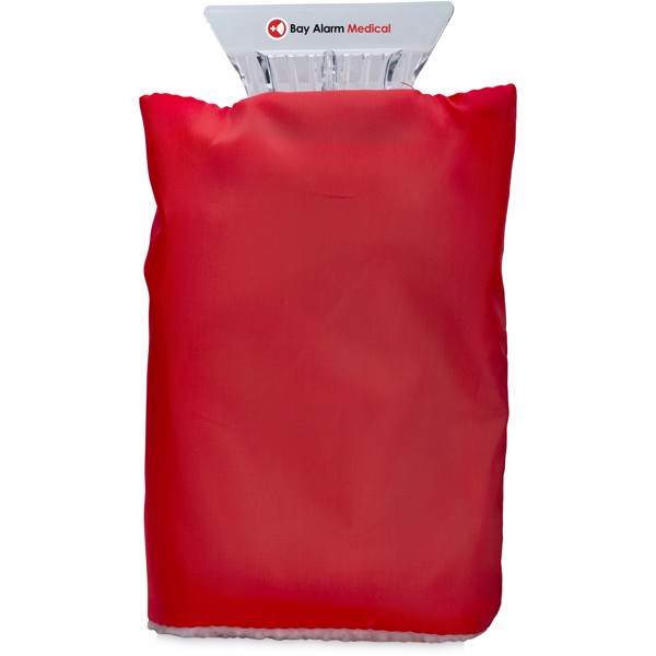 Rascador de hielo con guante "Colt" - Rojo