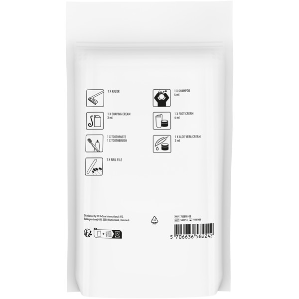 MyKit Hotel Kit with paper pouch - White